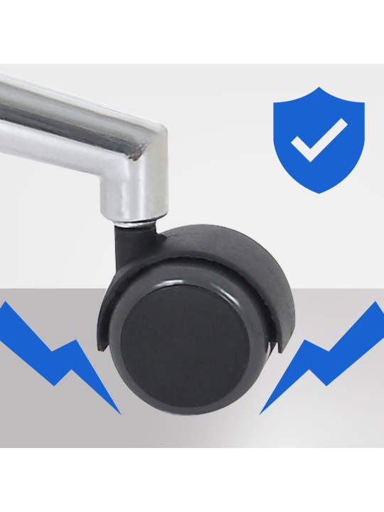 Silla de oficina Chicago polipiel, nogal/negro Silla de oficina Chicago polipiel, nogal/negro