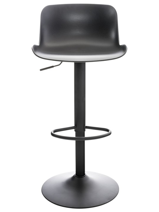 Juego de 4 taburetes de bar Almada, negro