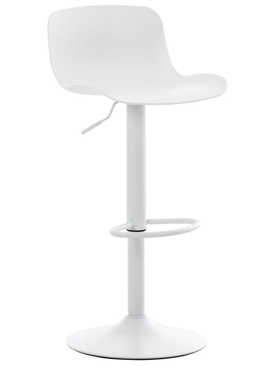 Juego de 4 taburetes de bar Almada, blanco