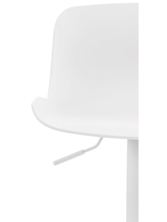 Juego de 4 taburetes de bar Almada, blanco