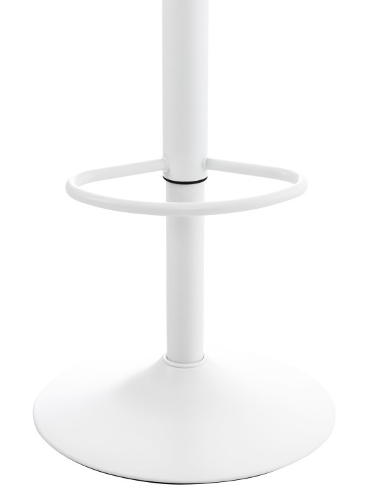 Juego de 4 taburetes de bar Almada, blanco