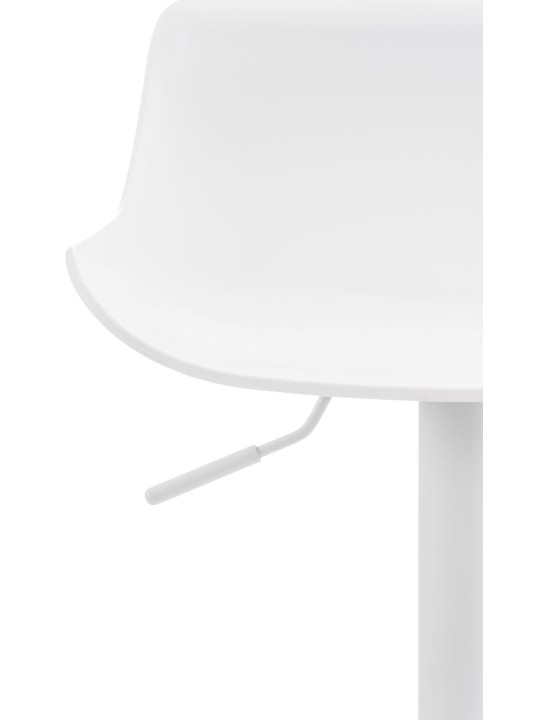 Juego de 4 taburetes de bar Aveiro, blanco