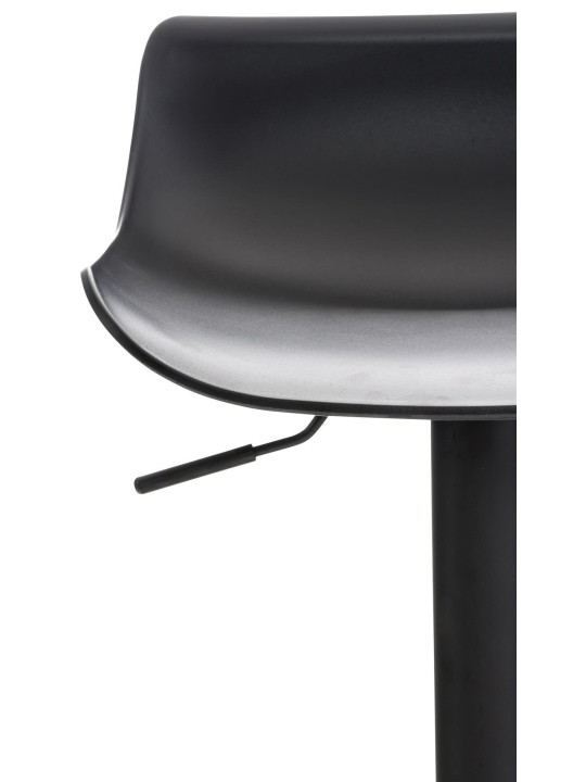 Juego de 4 taburetes de bar Aveiro, negro