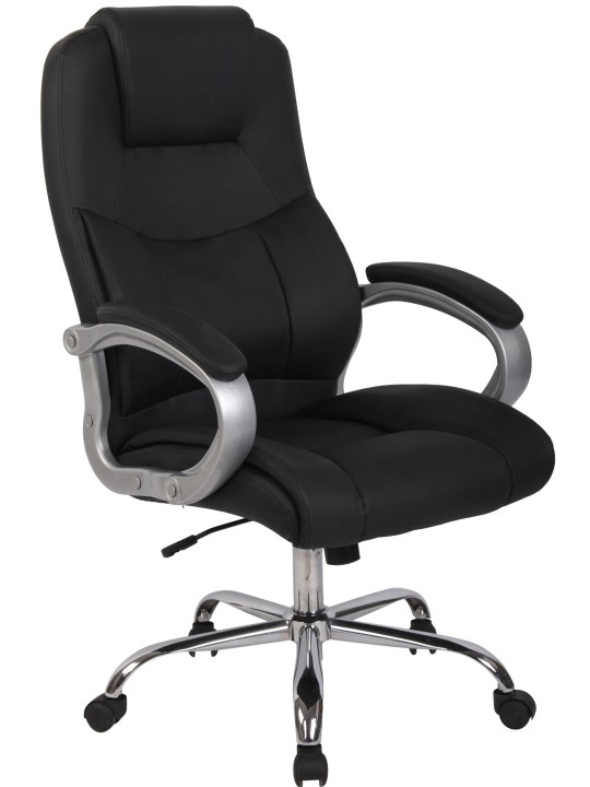 Silla de oficina BIG Apollo piel sintética V2, negro