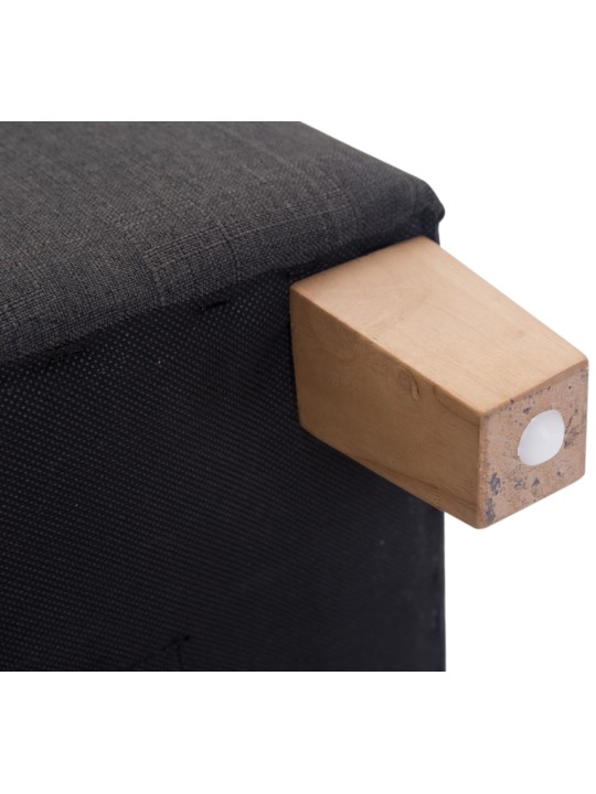 Juego de 2 taburetes Pharaoh, luz antigua, gris oscuro