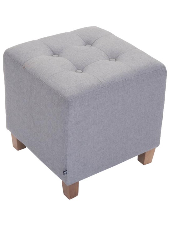 Juego de 2 taburetes Pharaoh, luz antigua, gris claro Juego de 2 taburetes Pharaoh, luz antigua, gris claro