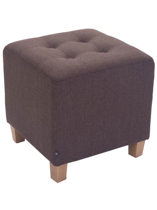 Juego de 2 taburetes Pharaoh, luz antigua, marrón