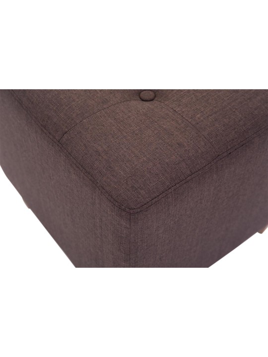 Juego de 2 taburetes Pharaoh, luz antigua, marrón