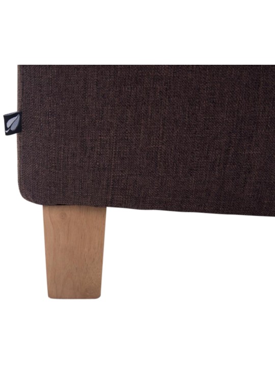 Juego de 2 taburetes Pharaoh, luz antigua, marrón