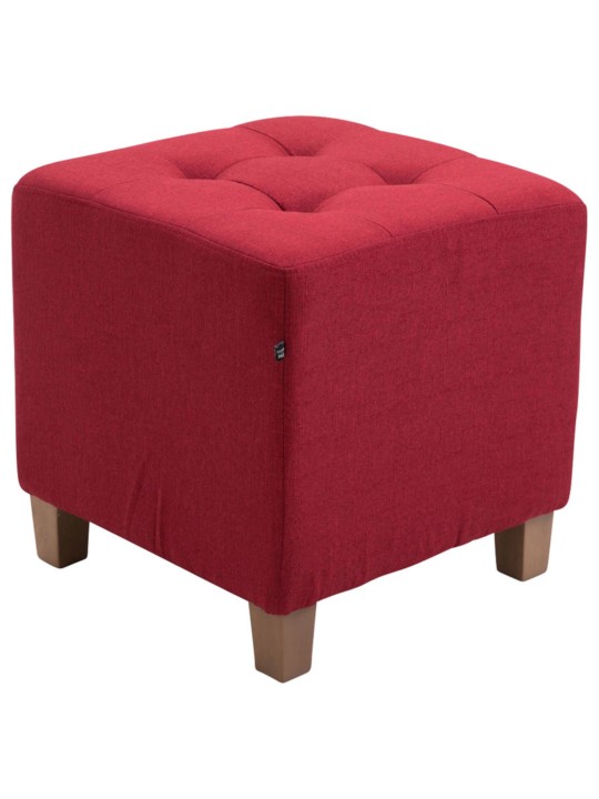 Juego de 2 taburetes Pharaoh, luz antigua, rojo