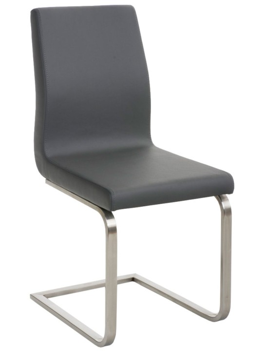 Juego de 2 sillas de comedor Belfort, gris Juego de 2 sillas de comedor Belfort, gris