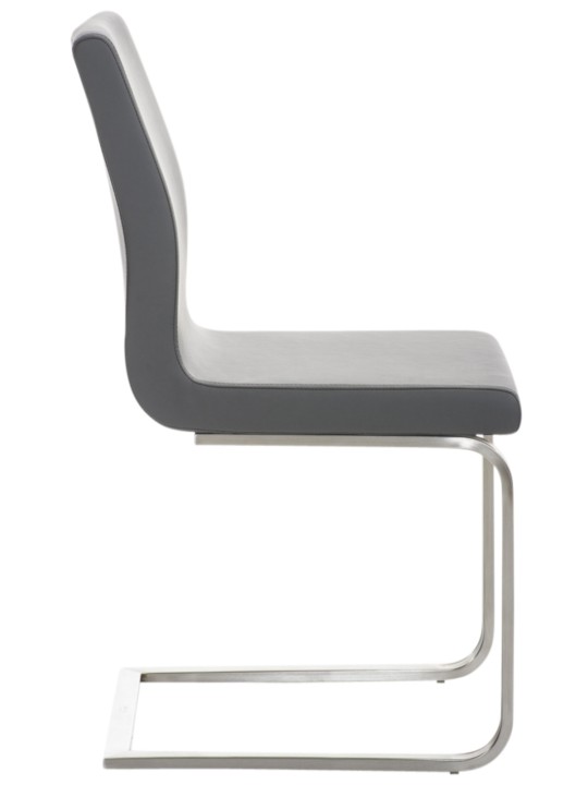 Juego de 2 sillas de comedor Belfort, gris Juego de 2 sillas de comedor Belfort, gris
