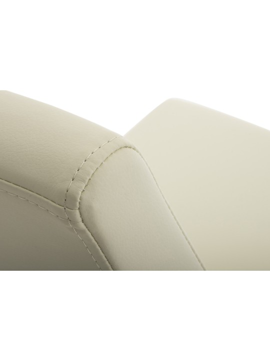 Juego de 2 sillas de comedor Belfort, crema