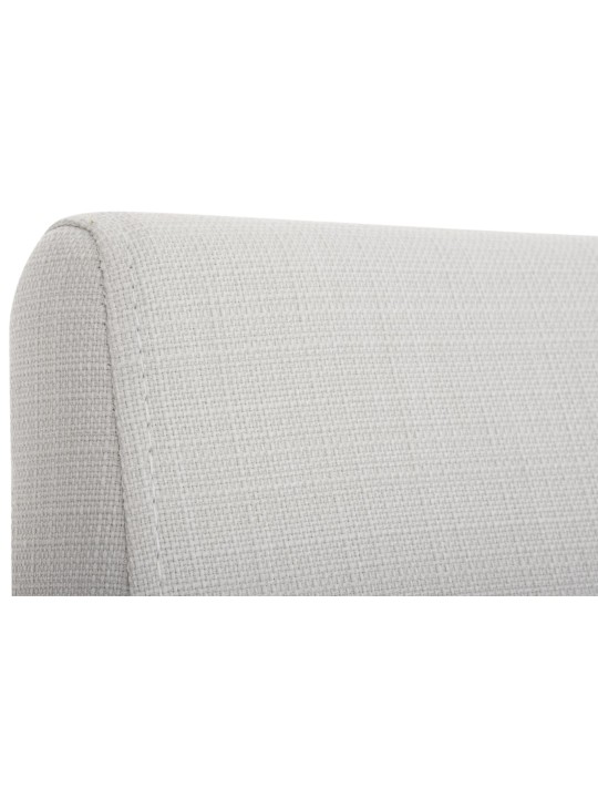 Juego de 2 sillas de comedor tela Belfort, blanco