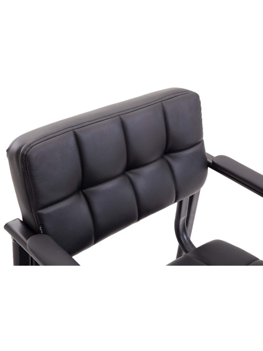 Juego de 2 sillas para visitas Canada B piel sintética, negro Juego de 2 sillas para visitas Canada B piel sintética, negro