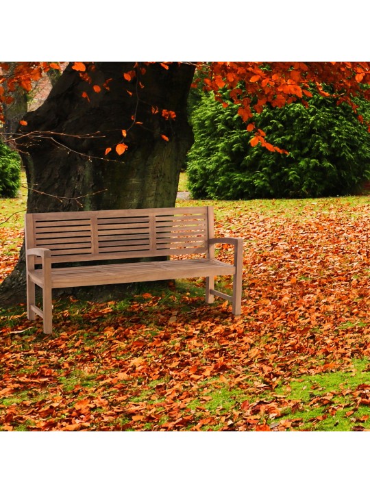 Banco de teca Halden 180 cm, teca Banco de teca Halden 180 cm, teca