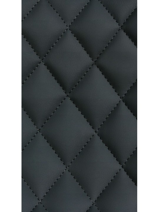 Taburete de bar Minosa piel sintética, negro