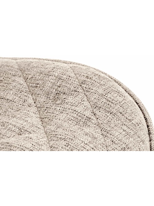 Juego de 2 taburetes de bar tela Minosa, taupe Juego de 2 taburetes de bar tela Minosa, taupe