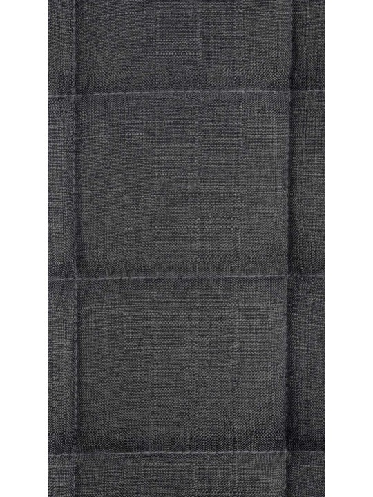 Taburete de bar Peking V2 tela, gris oscuro