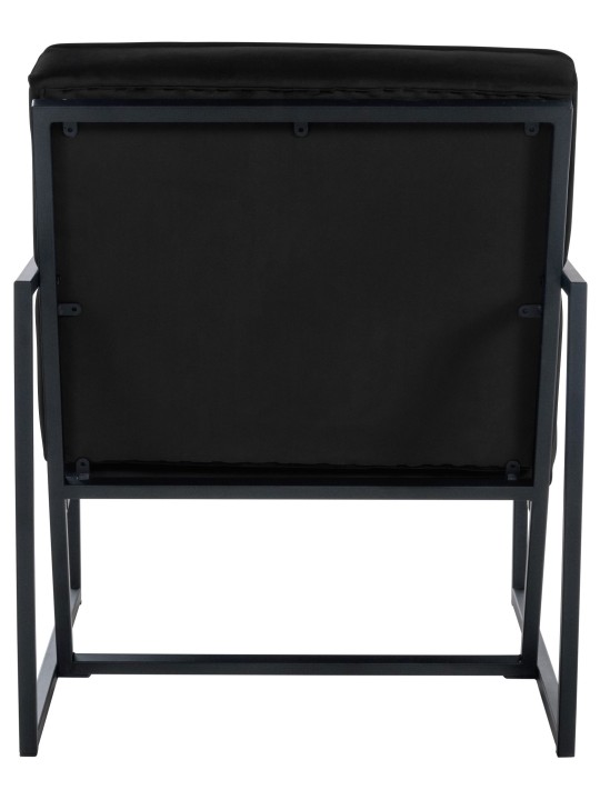 Tumbona Avon terciopelo, negro