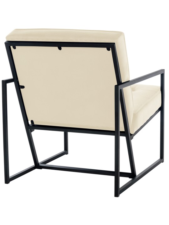 Tumbona Avon terciopelo, crema