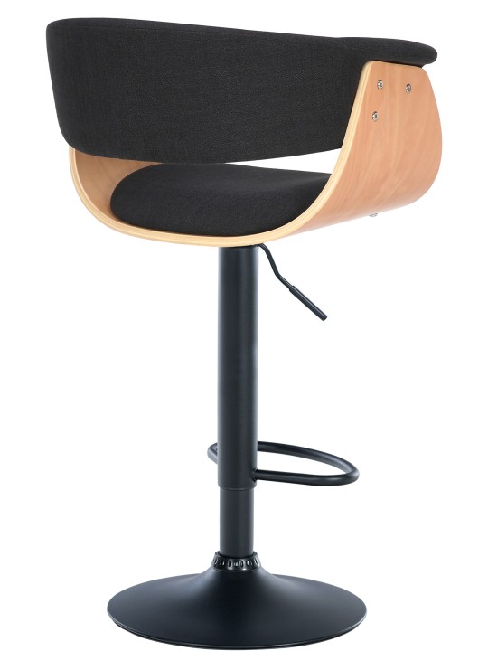 Taburete de bar Vestal tela, natural/negro Taburete de bar Vestal tela, natural/negro