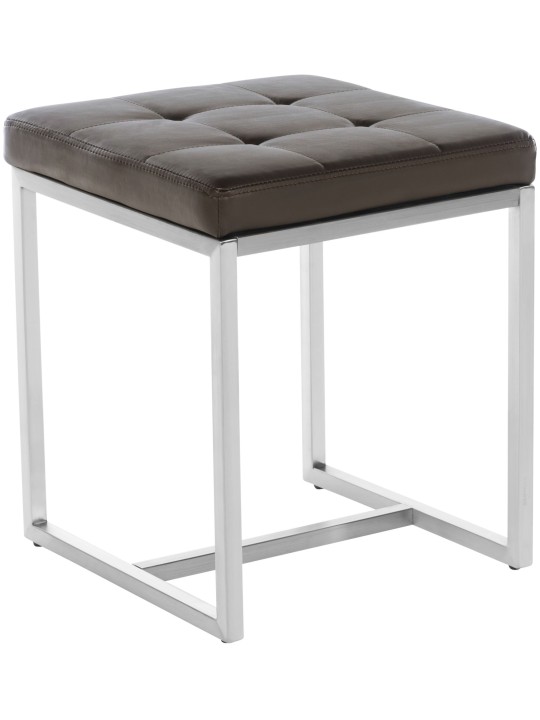 Juego de 2 taburetes Barci, marrón