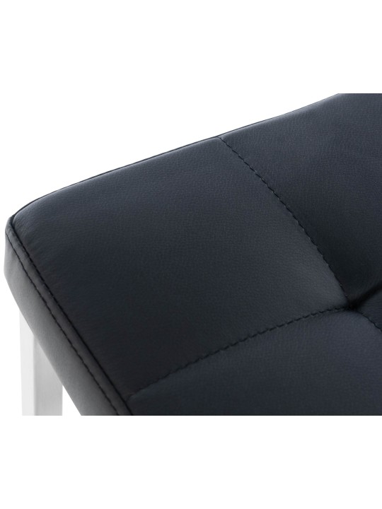 Juego de 2 taburetes Barci, negro Juego de 2 taburetes Barci, negro
