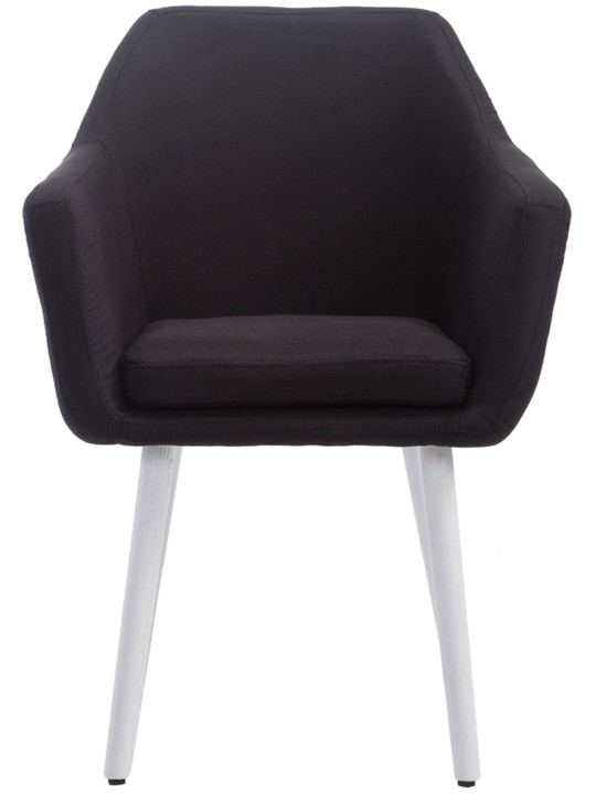 Silla Kuba tela, negro