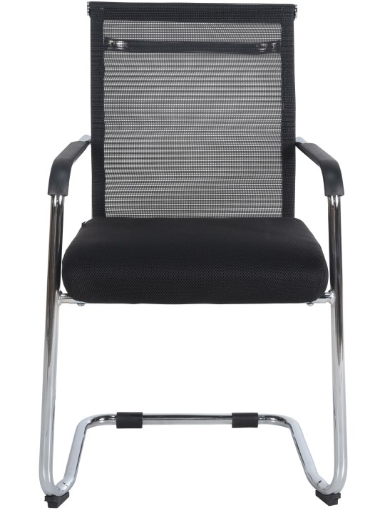 Silla de visita Denny, cromo