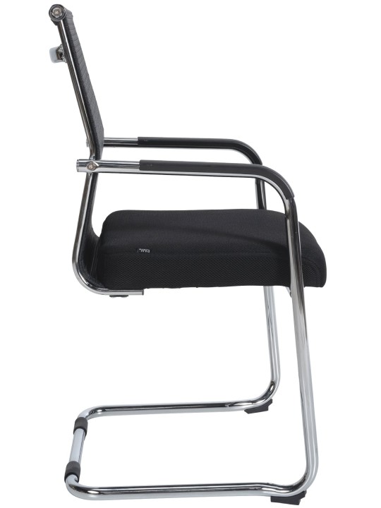 Silla de visita Denny, cromo