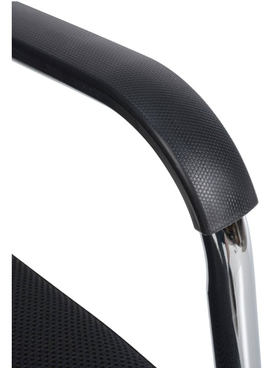 Silla de visita Denny, cromo