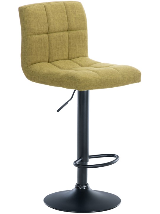 Taburete de bar Calma tela, verde claro