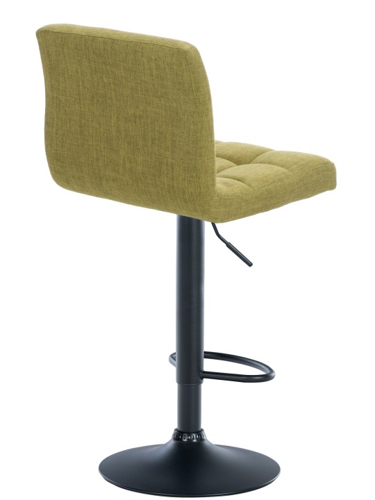 Taburete de bar Calma tela, verde claro