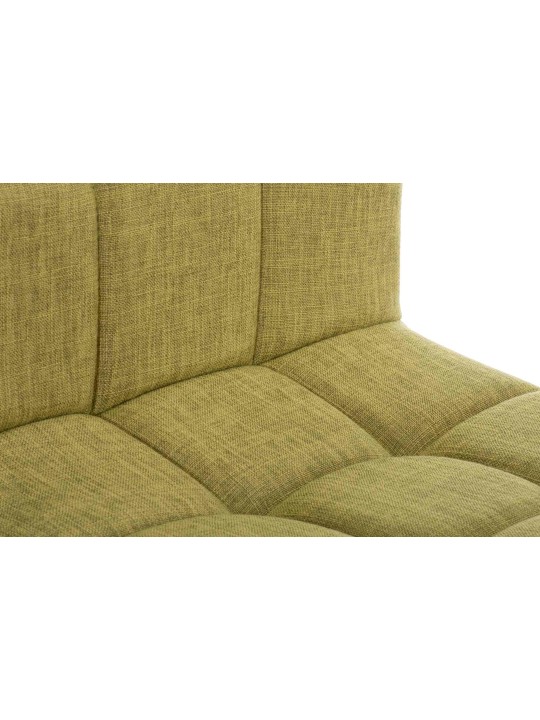 Taburete de bar Calma tela, verde claro