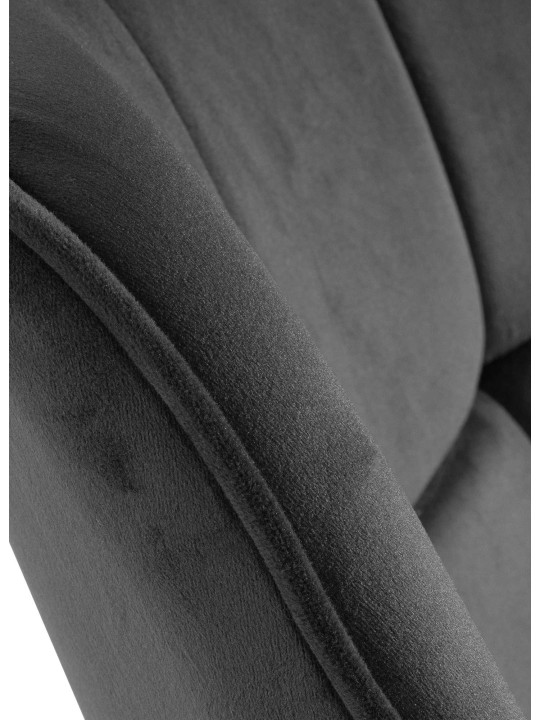 Silla Westport Terciopelo, gris oscuro Silla Westport Terciopelo, gris oscuro