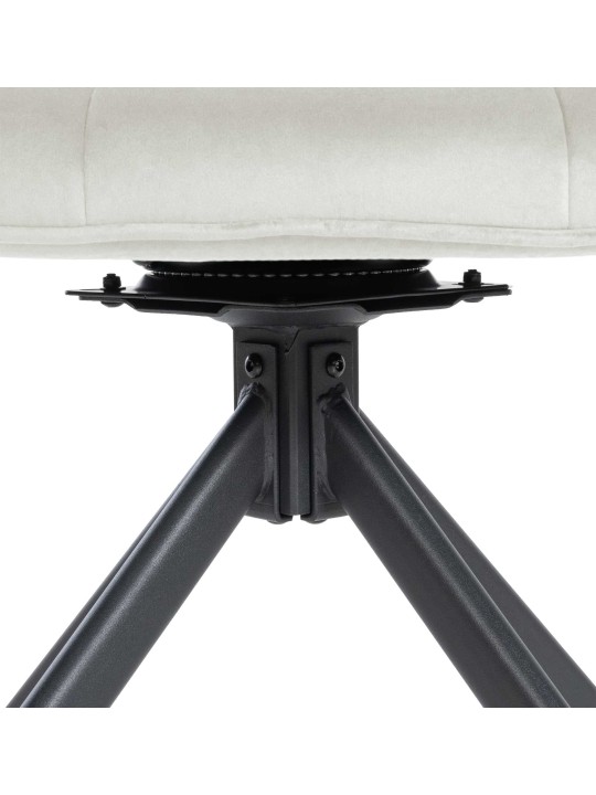 Silla Westport Terciopelo, crema Silla Westport Terciopelo, crema