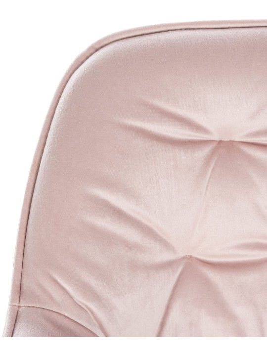 Taburete de bar Gibson 76 terciopelo, rosa