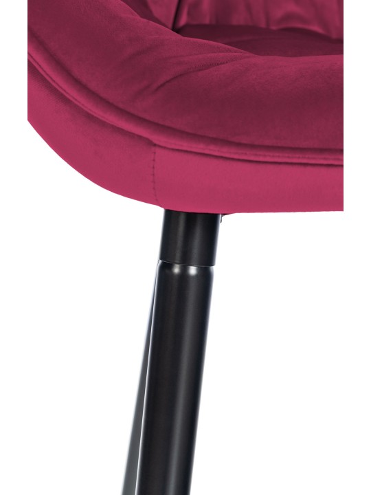 Taburete de bar Gibson 76 terciopelo, lila