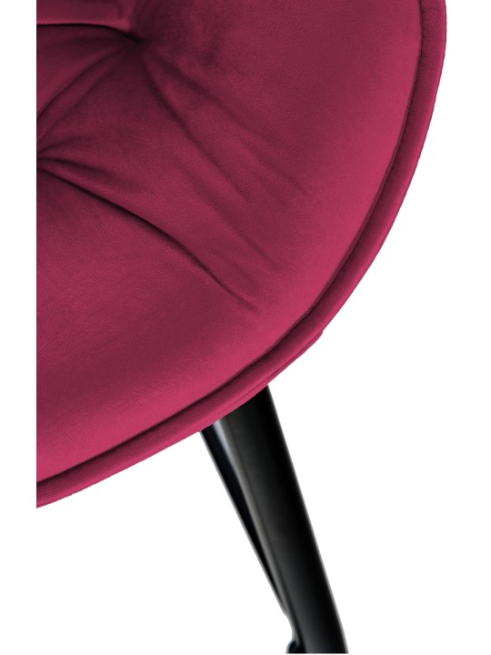 Taburete de bar Gibson 76 terciopelo, lila