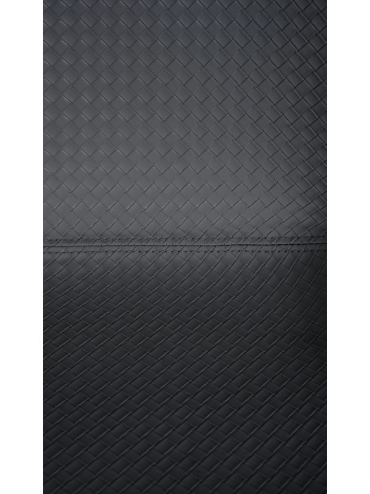 Juego de 2 taburetes de bar Loft de piel sintética, negro