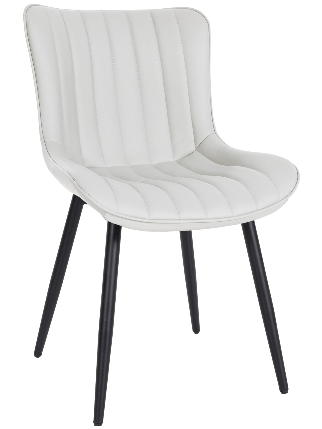 Silla Largo símil piel, blanco