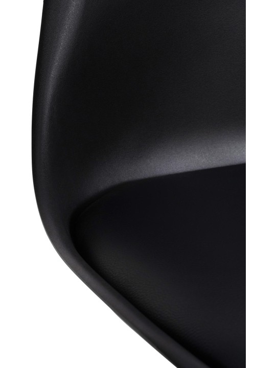 Juego de 6 sillas de comedor Ramsey, negro