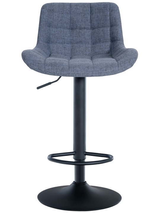 Taburete de bar Tover tela, azul