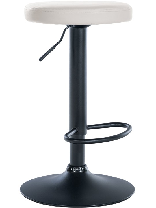 Taburete de bar Ponte piel sintética, blanco