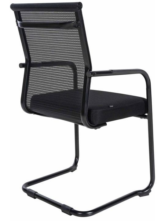 Juego de 2 sillas de visita Denny, negro