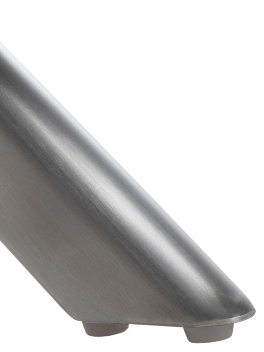 Silla de comedor Columpio terciopelo acero inoxidable, gris oscuro