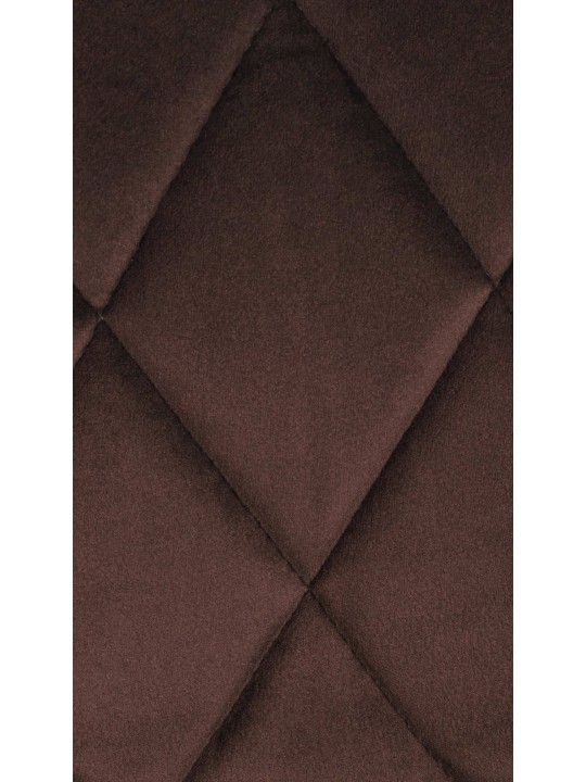 Taburete de bar Lazio terciopelo, marrón