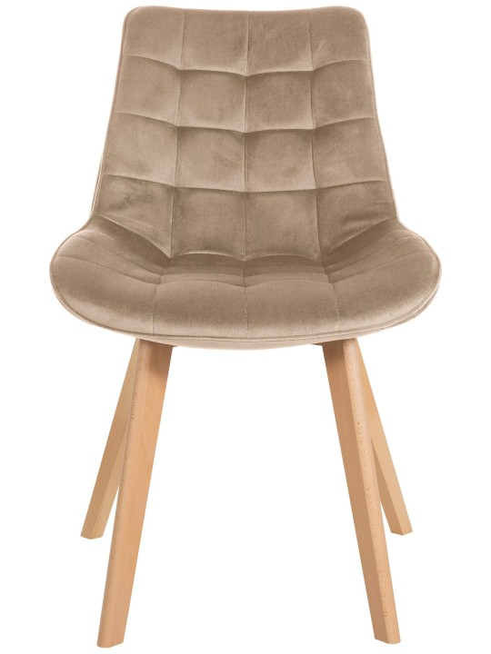 Silla Brook terciopelo, marrón