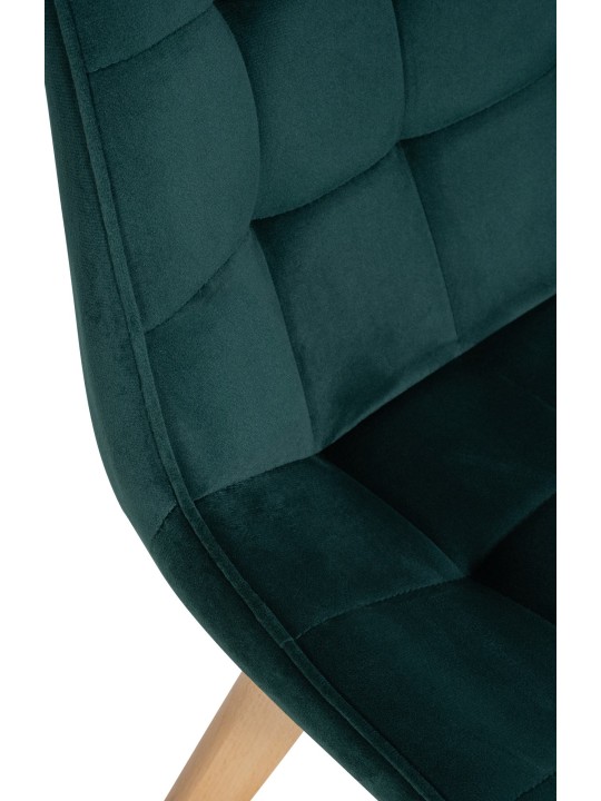 Silla Brook terciopelo, verde